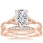 14KR Moissanite Zinnia Diamond Bridal Set (1/2 ct. tw.), smalltop view