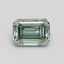 0.74 Ct. Fancy Intense Pacific Green Emerald Lab Grown Diamond