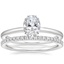 18K White Gold Sora Diamond Ring with Luxe Ballad Diamond Ring (1/4 ct. tw.)