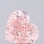 3.26 Ct. Fancy Vivid Pink Heart Lab Grown Diamond