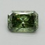 1.01 Ct. Fancy Vivid Green Radiant Lab Grown Diamond