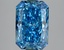 3.07 Ct. Fancy Vivid Blue Radiant Lab Grown Diamond