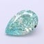 2.04 Ct. Fancy Vivid  Green Pear Lab Grown Diamond