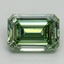 2.03 Ct. Fancy Vivid Green Emerald Lab Grown Diamond