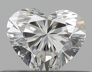 Heart diamond — real photo