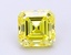 1.62 Ct. Fancy Vivid Yellow Asscher Lab Grown Diamond