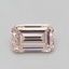 0.70 Ct. Fancy Pink Emerald Lab Grown Diamond