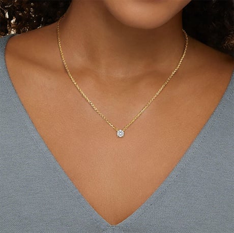 Perfect Solitaire Lab Diamond Pendant (1/2 ct. tw.)