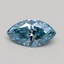 1.03 Ct. Fancy Intense Blue Marquise Lab Grown Diamond