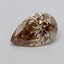 1.11 Ct. Light  Brown Pear Lab Grown Diamond