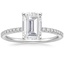 18K White Gold Ballad Half Coverage Diamond Ring (1/8 ct. tw.), smalltop view