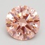 2.30 Ct. Fancy Intense Pink Round Lab Grown Diamond