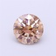 1.04 Ct. Light Brown Round Lab Grown Diamond