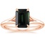 14K Rose Gold Reverie Solitaire Ring, smalltop view