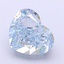 3.01 Ct. Fancy Intense  Blue Heart Lab Grown Diamond