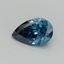 0.78 Ct. Fancy Vivid Blue Pear Lab Grown Diamond