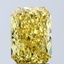 3.03 Ct. Fancy Vivid Yellow Radiant Lab Grown Diamond