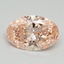 2.09 Ct. Fancy Vivid Pink Oval Lab Grown Diamond