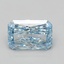 3.08 Ct. Fancy Vivid Blue Radiant Lab Grown Diamond