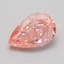 0.56 Ct. Fancy Vivid  Pink Pear Lab Grown Diamond