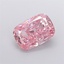 1.79 Ct. Fancy Intense Pink Cushion Lab Grown Diamond