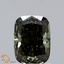 1.12 Ct. Fancy Deep Green Cushion Lab Grown Diamond