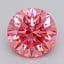 1.00 Ct. Fancy Vivid  Pink Round Lab Grown Diamond