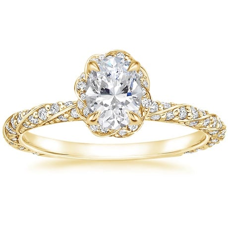 18K Yellow Gold Nova Diamond Bridal Set (3/4 ct. tw.)