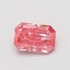 0.55 Ct. Fancy Vivid Pink Radiant Lab Grown Diamond