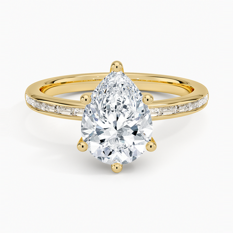 Tabitha Channel Set Baguette Diamond Ring