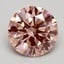 3.12 Ct. Fancy Intense Pink Round Lab Grown Diamond