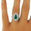 The Paloma Ring, smalltop view on a hand