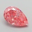 1.80 Ct. Fancy Vivid Pink Pear Lab Grown Diamond