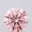 1.33 Ct. Fancy Vivid Pink Round Lab Grown Diamond