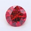 0.91 Ct. Fancy Vivid Brownish Orange Round Lab Grown Diamond