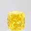1.01 Ct. Fancy Vivid Yellow Cushion Lab Grown Diamond