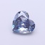 1.00 Ct. Fancy Vivid  Blue Heart Lab Grown Diamond