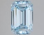 2.60 Ct. Fancy Intense Blue Emerald Lab Grown Diamond