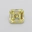 0.91 Ct. Fancy Yellow Asscher Lab Grown Diamond