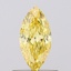 0.65 Ct. Fancy Vivid  Yellow Marquise Lab Grown Diamond