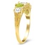 The Peretita Ring, smalltop view on a hand