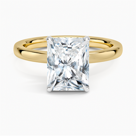 Audrey Mixed Metal 2mm Diamond Ring