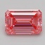 0.79 Ct. Fancy Vivid Pink Emerald Lab Grown Diamond