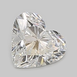 Heart diamond — real photo