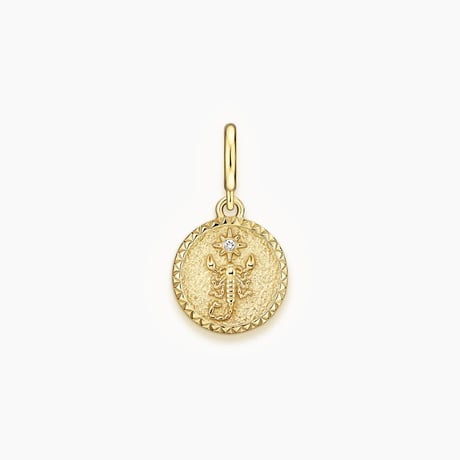 Zodiac Diamond Scorpio Charm