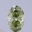 5.01 Ct. Fancy Intense  Green Oval Lab Grown Diamond
