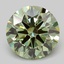 5.01 Ct. Fancy Vivid Green Round Lab Grown Diamond