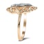 The Margarita Ring, smalltop view on a hand