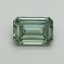 1.65 Ct. Fancy Vivid Pacific Green Emerald Lab Grown Diamond