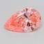 2.84 Ct. Fancy Vivid  Pink Pear Lab Grown Diamond